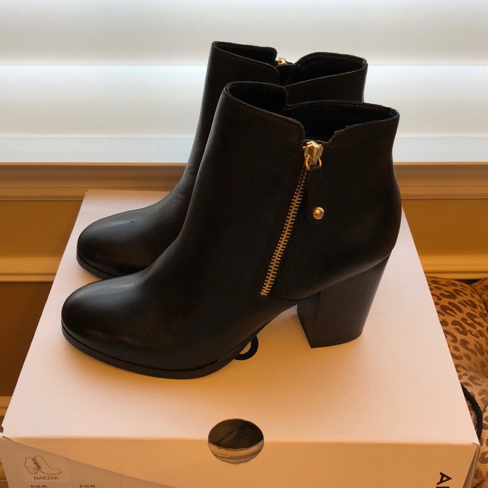 Aldo Naedia Black Booties